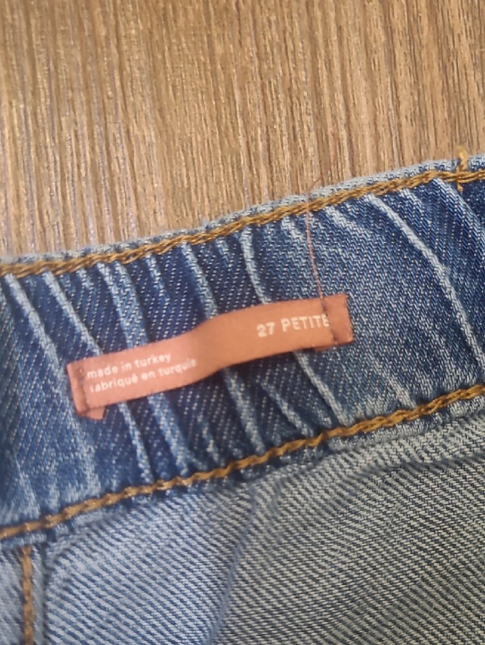 Pilcro Relaxed Wide-Leg Denim Jeans in Light Blue used good - Picture 3 of 12